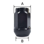 TRACER 20 x Wheel Nuts M12 x 1.25 Taper Collar Closed 60° 34 Spanner Width 19 mm Compatible with Vauxhall, Agila I