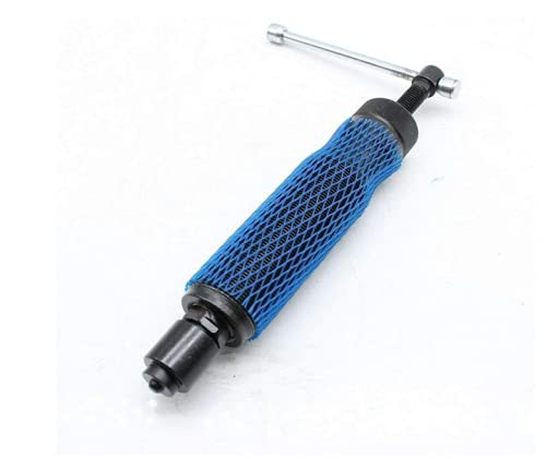 10T Hydraulic Wheel Bearing Puller Tool Set, Hydraulic Drive Shaft Extractor Tool, Hub Pullers Wheel Bearing Removal Kit, for 4-Hole or 5-Hole Wheels, 96-125mm (Blue)