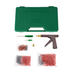 Tire Repair Kit - Portable Car and Motorcycle Tire Plugger with Mushroom Plugs for Tubeless Tire Punctures and Flats on Cars, Trucks, ATVs, and Tractors