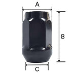 TRACER 20x Wheel Nuts M12 x 1.5 Taper Collar 60° 35 Spanner Width 19 mm Compatible with Saturn (GM), Aura (ZZ), Vue (26), Vue AWD (26)