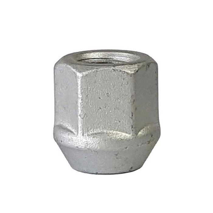 TRACER 10x Open Wheel Nuts M12 x 1.5 Taper Collar 60° 22 mm | Spanner Width 17 mm Compatible with Hyundai Accent I Accent II