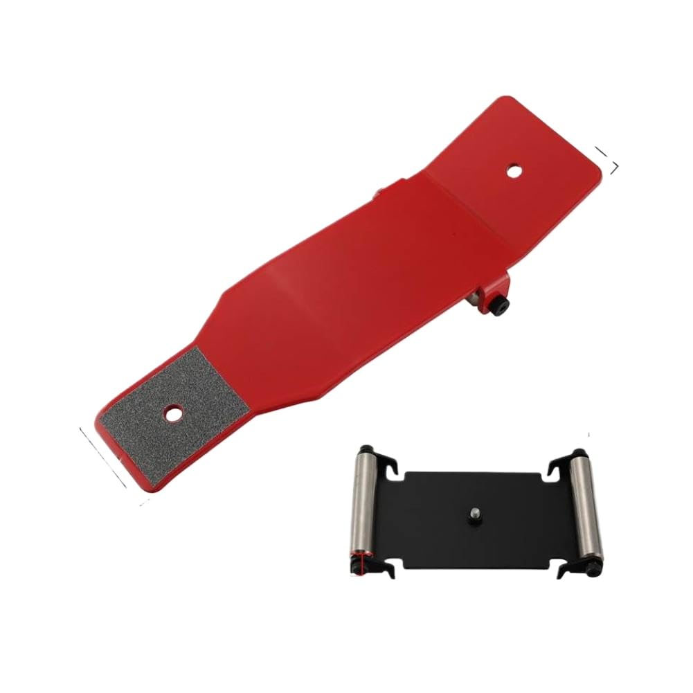 Portable Tire Jack Tool with Roller Plate Tire Lifter Compatible with Cars SUVs Trucks