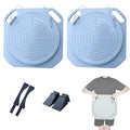 Heavy Duty Wheel Alignment Turn Plates Kit - 360° Rotating with Transition Blocks and Thrust Pads for Accurate Front End Alignment in Garages and Auto Repair Shops,