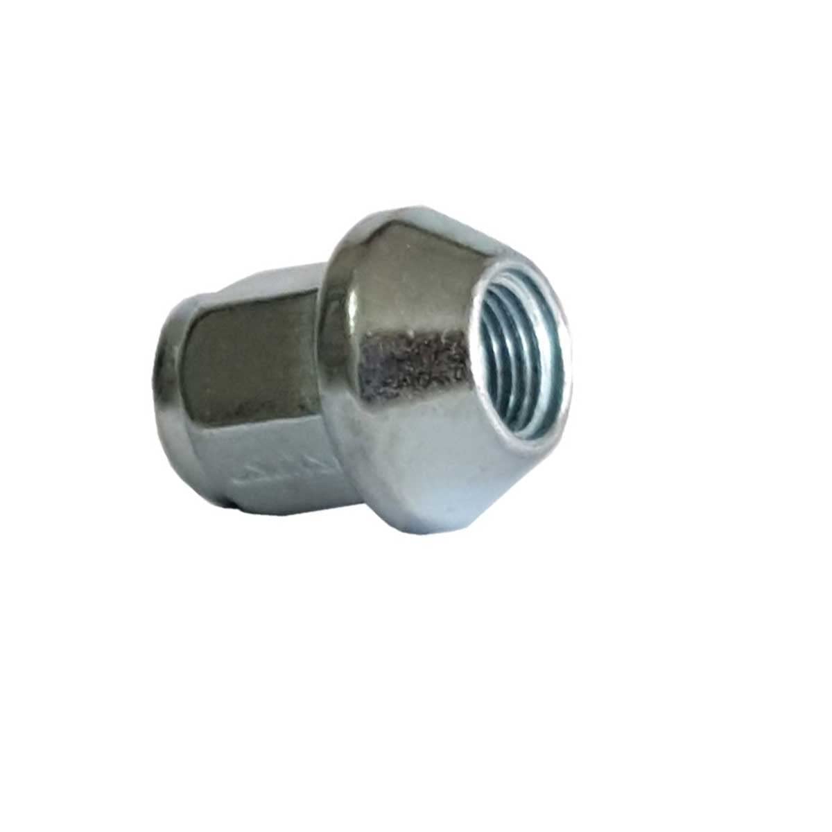 1 x Wheel Nut M12 x 1.25 60° Taper Collar Closed SW 17 mm Compatible with Daewoo Matiz