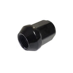 TRACER 1x Wheel Nut M12 x 1.5 60° Taper Collar Closed Black SW 19 mm Compatible with Smart Forfour