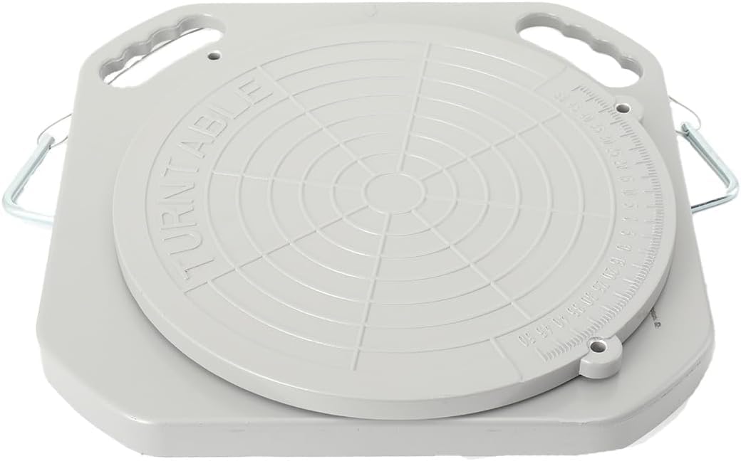 Wheel Alignment Turn Plates 1 Pair, Alloy Car Turntable w/Transition Blocks & Thrust Pads for Garage and Auto Repair