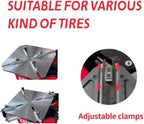 KATOOL Tilt Back Tire Changer Machine 2.0HP Big Turn Table Double Assist Tire Machine Tire Changer for Home Garage and Shop KT-T850