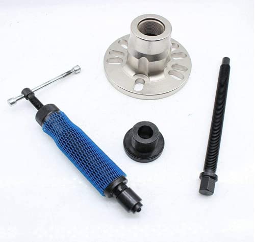 10T Hydraulic Wheel Bearing Puller Tool Set, Hydraulic Drive Shaft Extractor Tool, Hub Pullers Wheel Bearing Removal Kit, for 4-Hole or 5-Hole Wheels, 96-125mm (Blue)