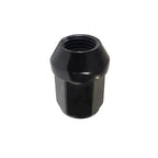 TRACER 1x Wheel Nut M12 x 1.5 60° Taper Collar Closed Black SW 19 mm Compatible with Smart Forfour