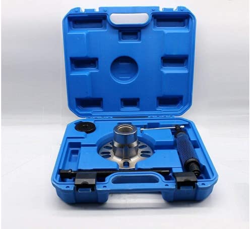 10T Hydraulic Wheel Bearing Puller Tool Set, Hydraulic Drive Shaft Extractor Tool, Hub Pullers Wheel Bearing Removal Kit, for 4-Hole or 5-Hole Wheels, 96-125mm (Blue)