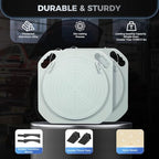 Heavy Duty Wheel Alignment Turn Plates Kit - 360° Rotating with Transition Blocks and Thrust Pads for Accurate Front End Alignment in Garages and Auto Repair Shops,