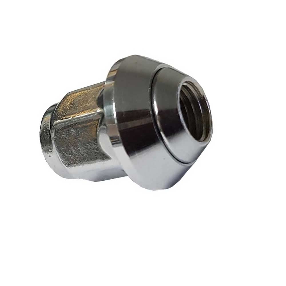 TRACER 1 x Wheel Nut M12 x 1.5 60° Taper Seat 2-Piece for Original Mazda Rims SW 19 mm Compatible with Mazda