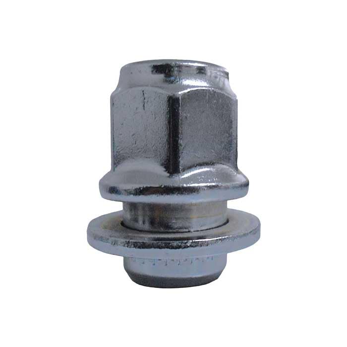 TRACER 20x Wheel Nuts M12 x 1.5 Flat Collar 37 Spanner Width 21 mm Compatible with Toyota, Allex