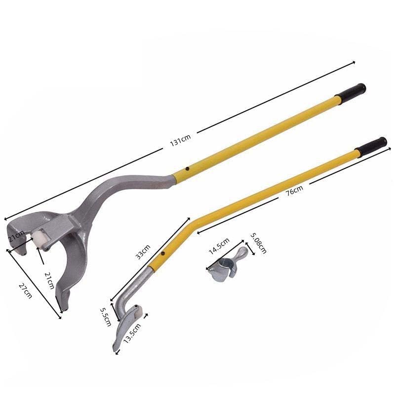 Tyre Changing Tool Kit with Bead Breaker and Tyre Levers for Vehicle Wheel and Rim Maintenance, Essential Manual Tools for Easy Tyre Repairs