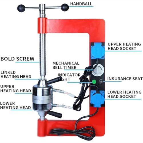 Tire Vulcanizing Repair Kit with Adjustable 150-180°c Temperature