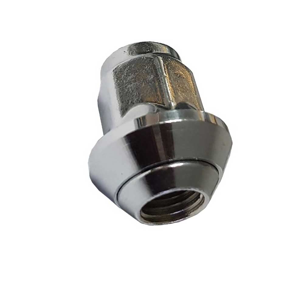 TRACER 1 x Wheel Nut M12 x 1.5 60° Taper Seat 2-Piece for Original Mazda Rims SW 19 mm Compatible with Mazda