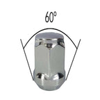 TRACER 10x Wheel Nuts M14 x 1.5 Taper Collar Closed 60° 35 mm | Spanner Width 19 mm Compatible with Ford Edge II 15 AWD Galaxy III 15 Galaxy III 15 4X