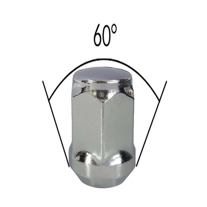 TRACER 10x Wheel Nuts M14 x 1.5 Taper Collar Closed 60° 35 mm | Spanner Width 19 mm Compatible with Ford Edge II 15 AWD Galaxy III 15 Galaxy III 15 4X