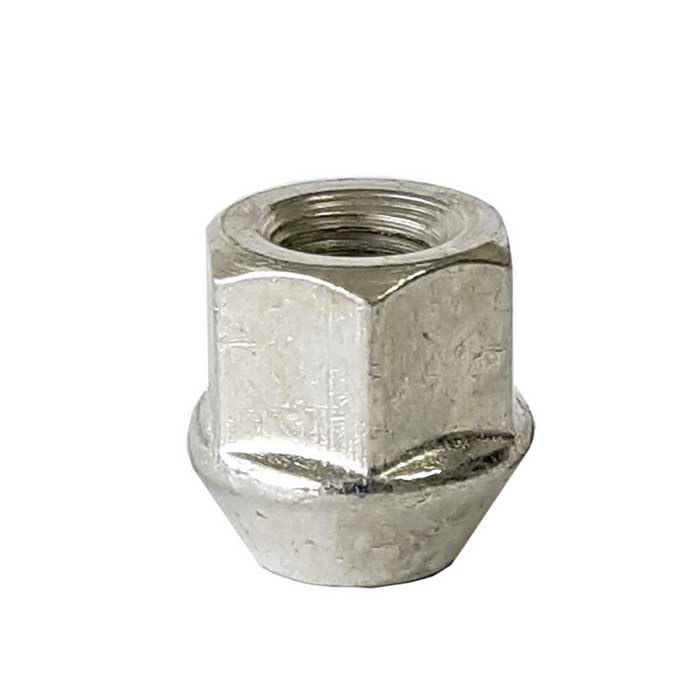 TRACER 20x Open Wheel Nuts M12 x 1.5 Taper Collar 60° 24 Spanner Width 21 mm Compatible with Daihatsu, Rocky 4x4 (F7), Rocky 4x4 (F9)