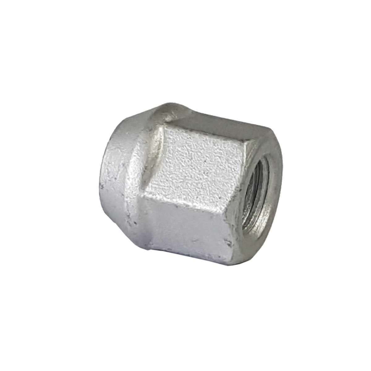 1x Wheel Nut M12 x 1.5 60° Taper Collar Open with Collar DC SW 19 mm Compatible with Peugeot iOn 4007 4008