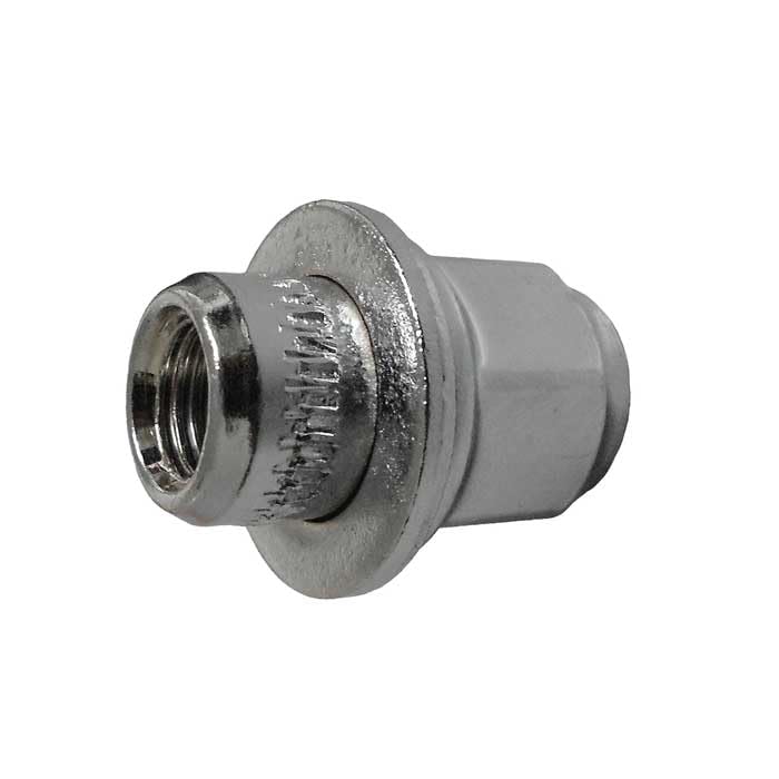 TRACER 20x Wheel Nuts M12 x 1.5 Flat Collar 37 Spanner Width 21 mm Compatible with Toyota, Allex