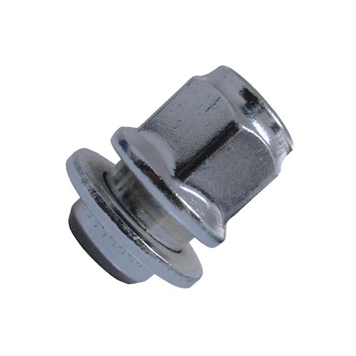 TRACER 20x Wheel Nuts M12 x 1.5 Flat Collar 37 Spanner Width 21 mm Compatible with Suzuki, Across AWD (A5Z4), Swace (AMZ4)