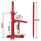Portable Manual Car Motorcycle Tire Repair Machine, Auto Hand Tire Changer Breaker Tool,for Bike Motorbike Go Kart