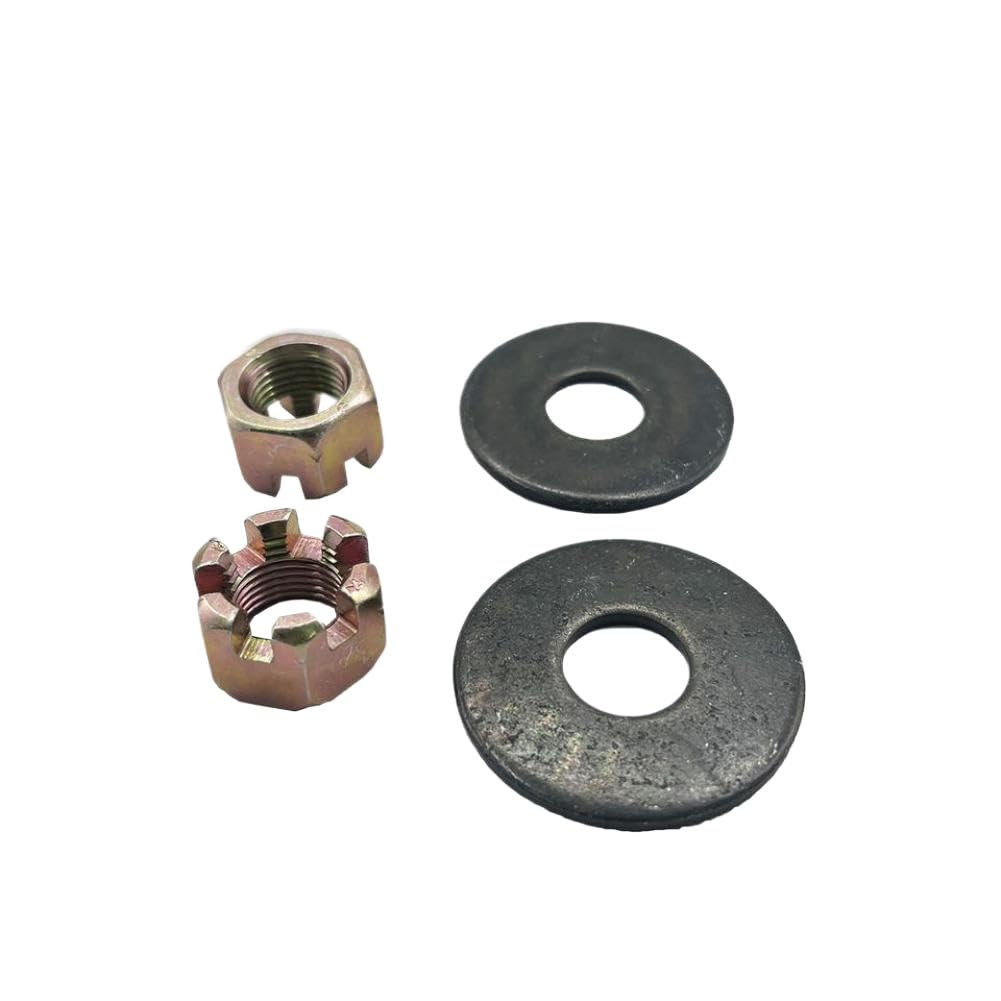 Rear Axle Wheel Hub Nut Set Washers Compatible with Kandi 150cc 200cc 250cc Go Kart Dune Buggy
