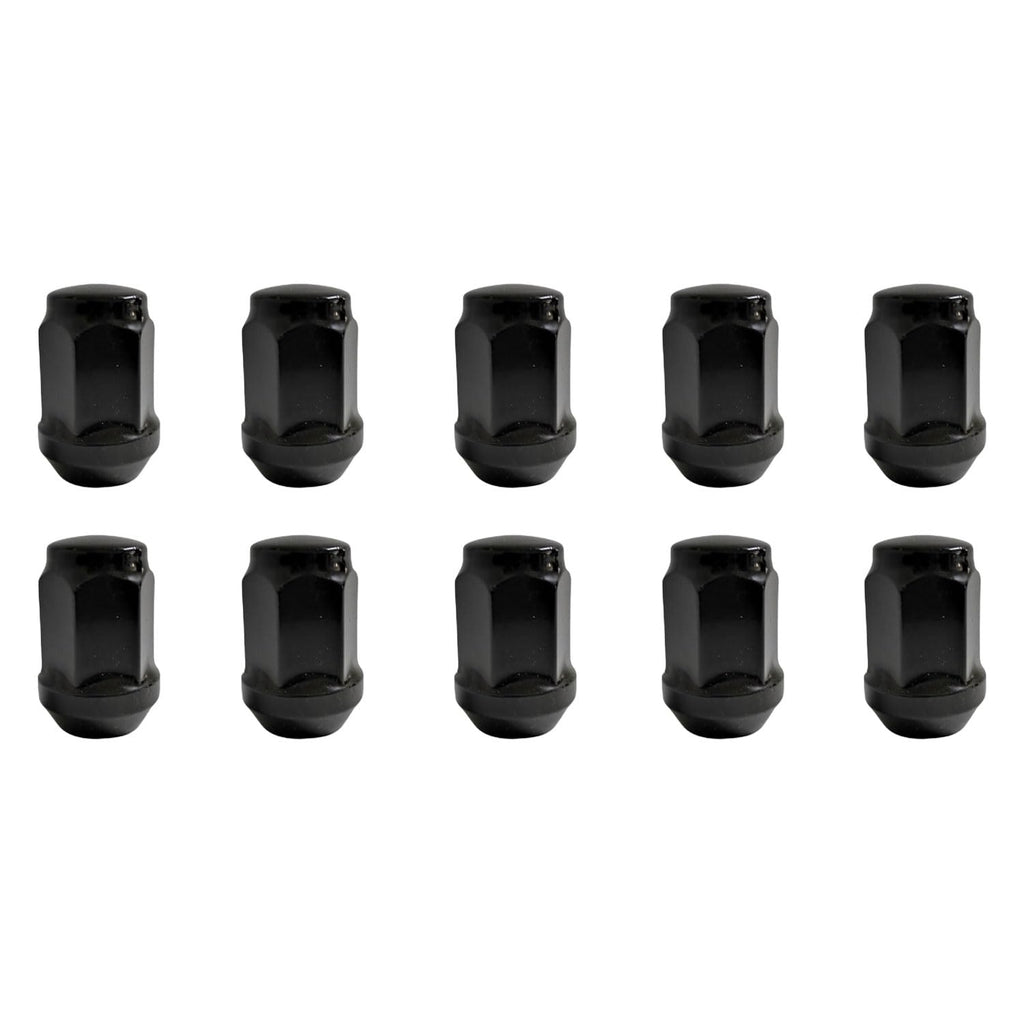 TRACER 10 x Wheel Nuts M12 x 1.25 Taper Collar Closed 60° 34 mm Spanner Width 19 mm Compatible with Suzuki Aerio RH42 Aerio AWD RH42 Baleno I SY41 Bal