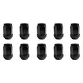 TRACER 10 x Wheel Nuts M12 x 1.25 Taper Collar Closed 60° 34 mm Spanner Width 19 mm Compatible with Suzuki Aerio RH42 Aerio AWD RH42 Baleno I SY41 Bal
