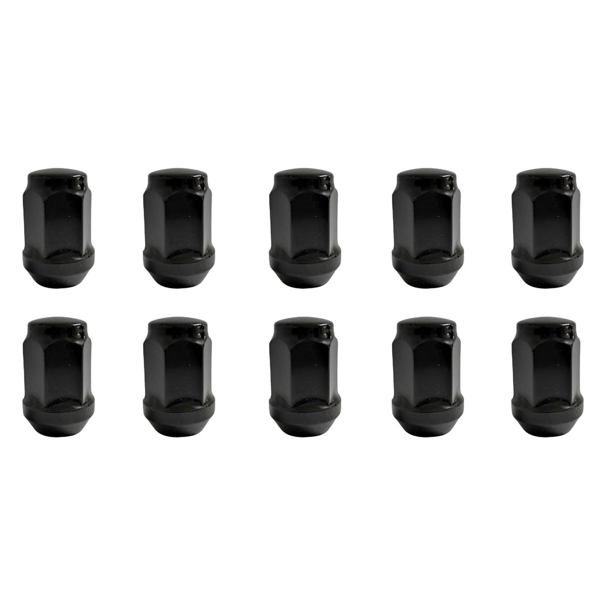 TRACER 10 x Wheel Nuts M12 x 1.25 Taper Collar Closed 60° 34 mm Spanner Width 19 mm Compatible with Toyota Rumion Urban Cruiser Vitz IV