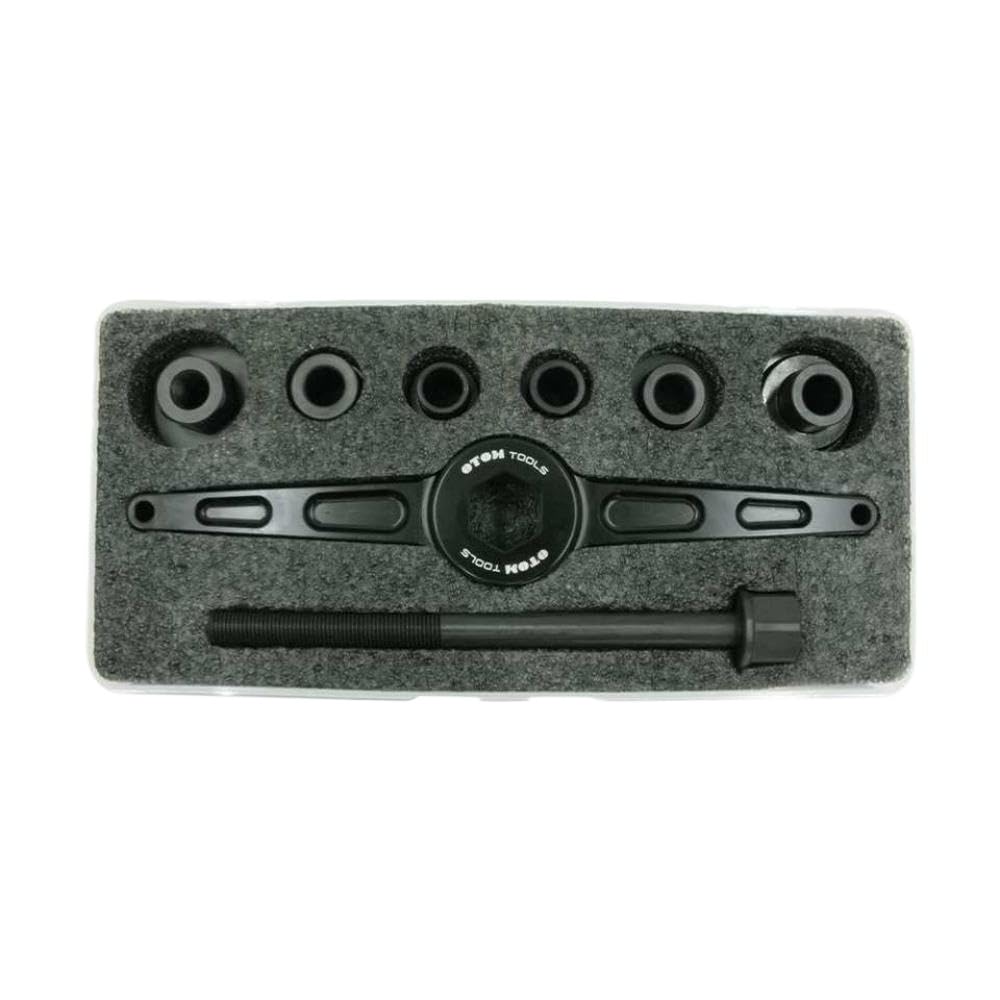 Motorcycle Bottom Bracket Bearing Press Tool Kit for Bearing Installation and Maintenance Triangle Lever Linkage ARM Fixing Tool Compatible with Various Models