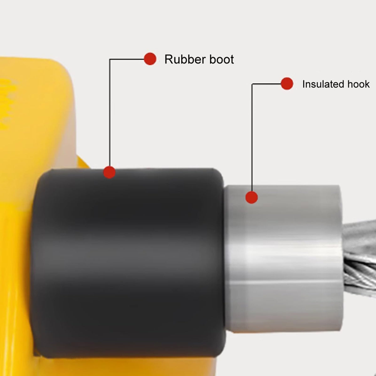 Spring Balancer, Spring Retractable Tool, with 150cm Cable and Alloy Safety Buckle, Stable and Durable, for Assembly Line, Hanging, Moving Tools, Fixtures,15-22 kg