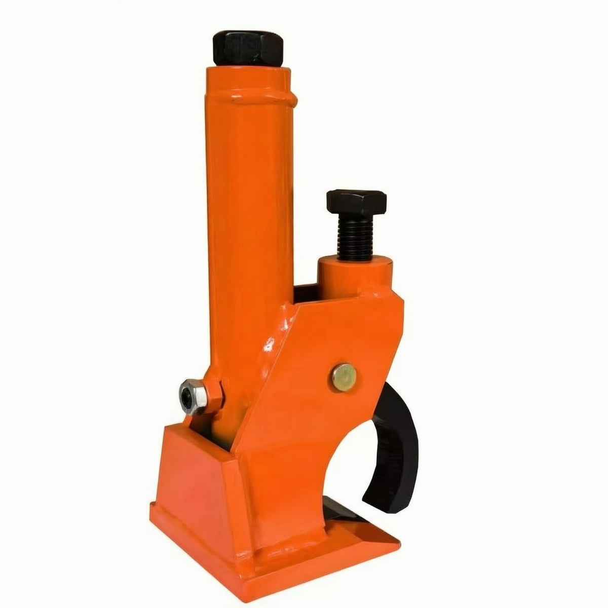 Manual Tire Changer with Hydraulic Bead Breaker Tool for Car Tire Removal and Separation in Auto Repair Workshop, Orange