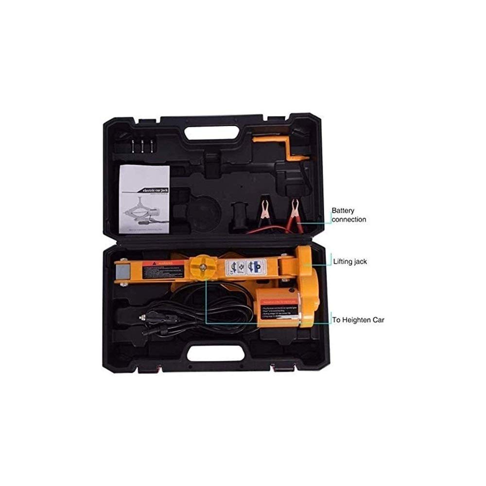 12V DC 3 T Electric Hydraulic Floor Jack Tire Inflator Pump Whole Set of Car Repair Tool Kit Electric Car Jack