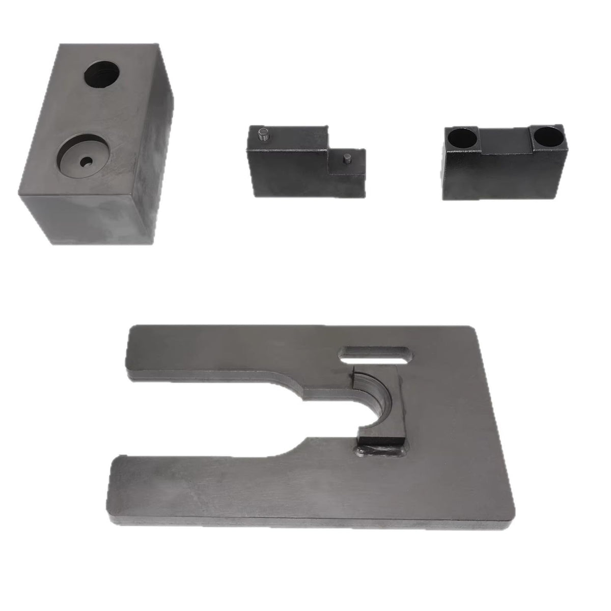 Bearing Installer Equipment for Sedan Lavida Car Gearbox Shaft Bearing Seat Removal Tool with Curved Cutout and Machined Metal Blocks Suitable for Use