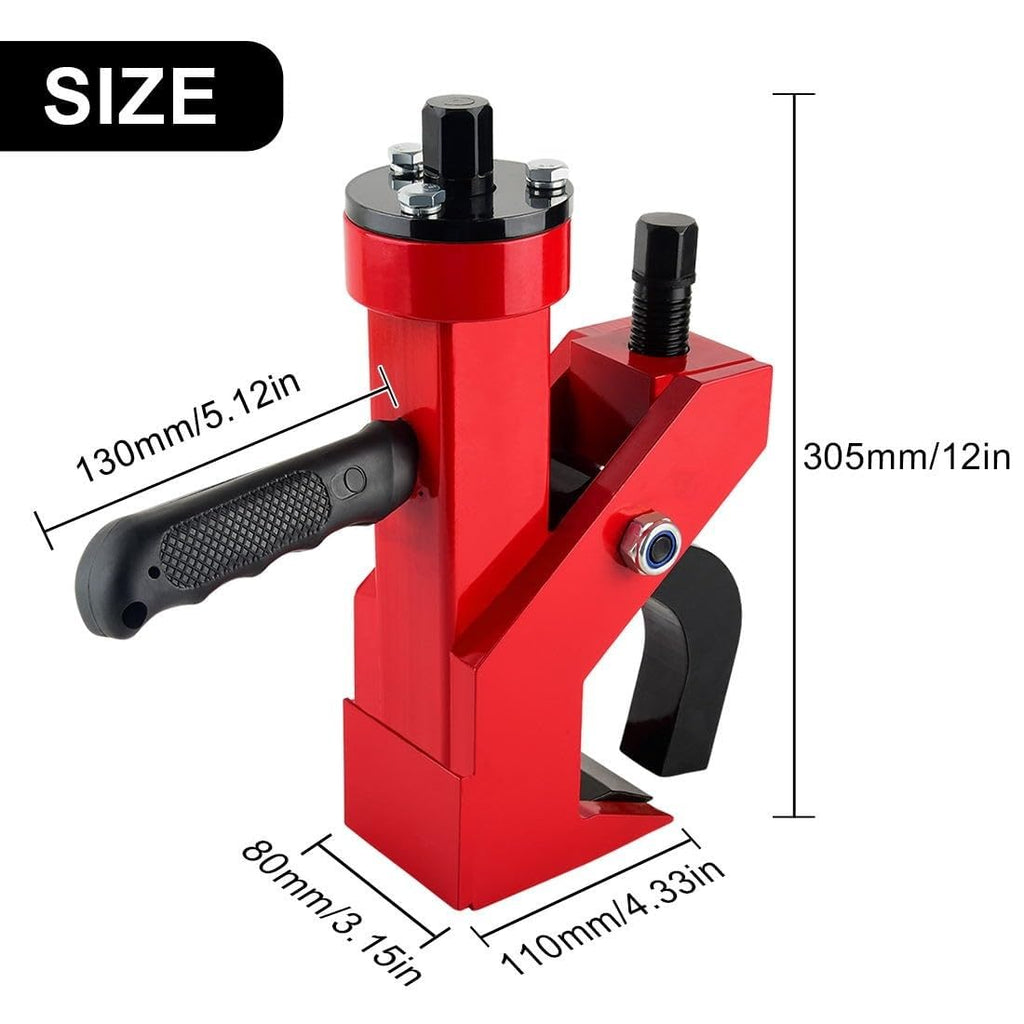 Universal Hydraulic Bead Breaker, Heavy Duty Tire Repair Tool with Rubber Grip Handle, Pneumatic Bead Buster for Tractor Truck Car All-Terrain Vehicle Tires