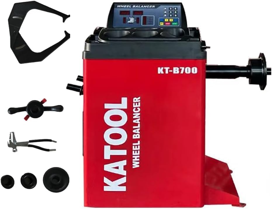 2.0HP KT-T810 Tire Changer with Bead Blaster & KT-B700 Wheel Balancer Tire Repair Wheel Changers Combo