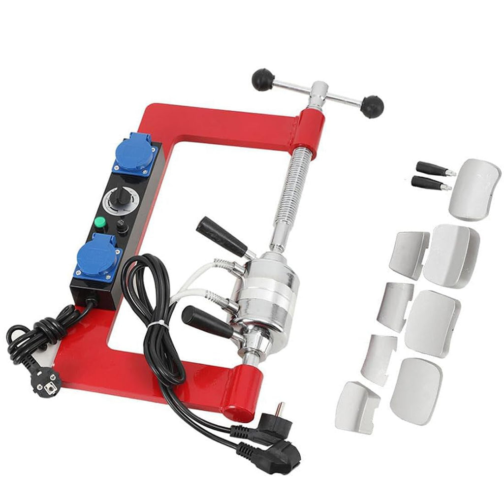 Professional Tire Vulcanizing Machine Kit with 8 Molds, Car Tire Vulcanizing Machine, 120℃–165℃ Auto Temp Control & 0-180 Min Timer for Permanent Patch Repair on Car & Small Truck Tires
