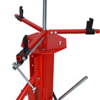 Manual Tire Changer, Heavy Duty Steel Tire Mounting Stand with Rim Lock, Portable Bead Breaker Machine for Car Truck Motorcycle Garage, 4 to 21 Inch Tires