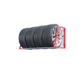Tyre Rack Wall Mount Tire Storage Rack, Red Metal Tire Garage Multi-Tire Stand, for Home, Workshop, Apartment, Car Shop