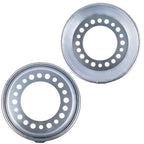 Set of 2 Auto Wheel Balancer Compatible with 22.5-24.5 Inch Steer Wheels Silver