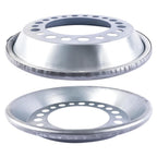 Set of 2 Auto Wheel Balancer Compatible with 22.5-24.5 Inch Steer Wheels Silver