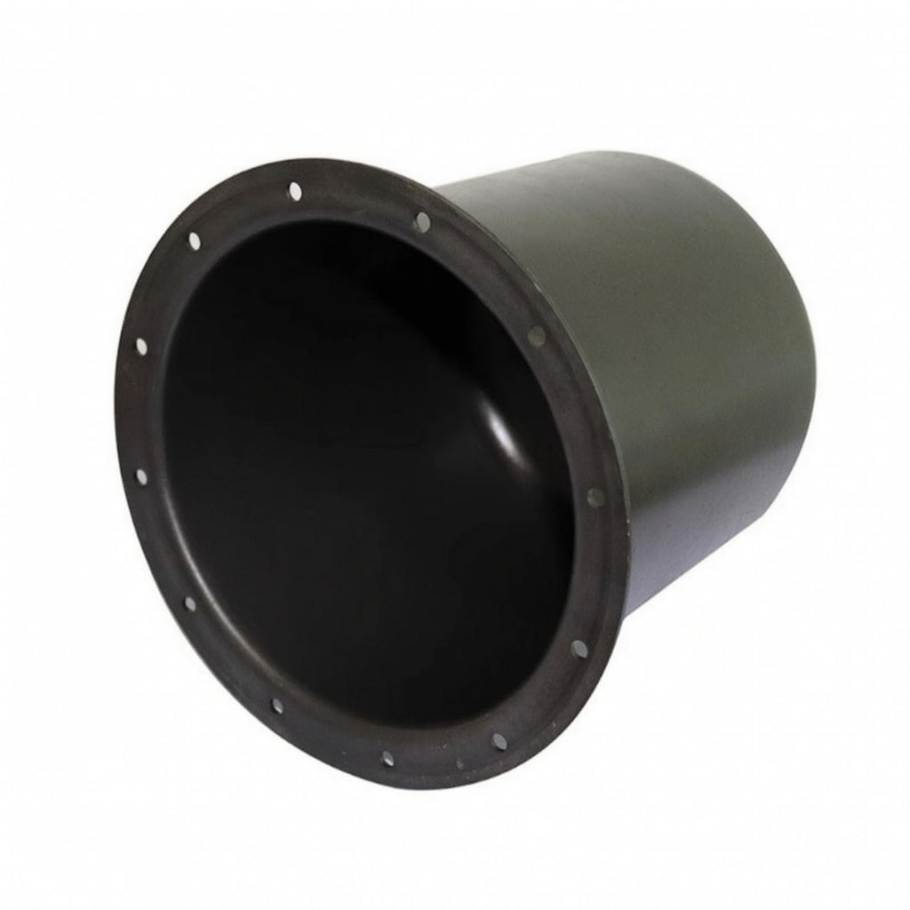 Tire Changer Cylinder Barrel with Mounting Flange for Tire Machine Maintenance and Repair Featuring Hollow Metal Construction Suitable for Automotive Tire Service, 200MM