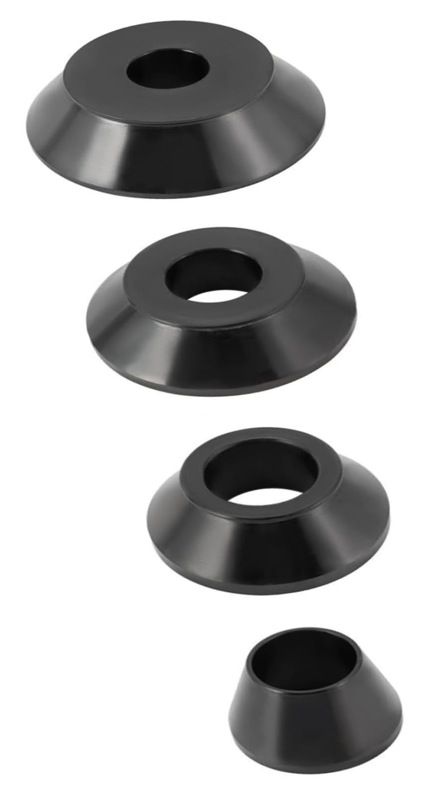 Universal Tire Balancer Cones Set 4pcs for 36mm Shaft Diameter Balancing Machine Adapters