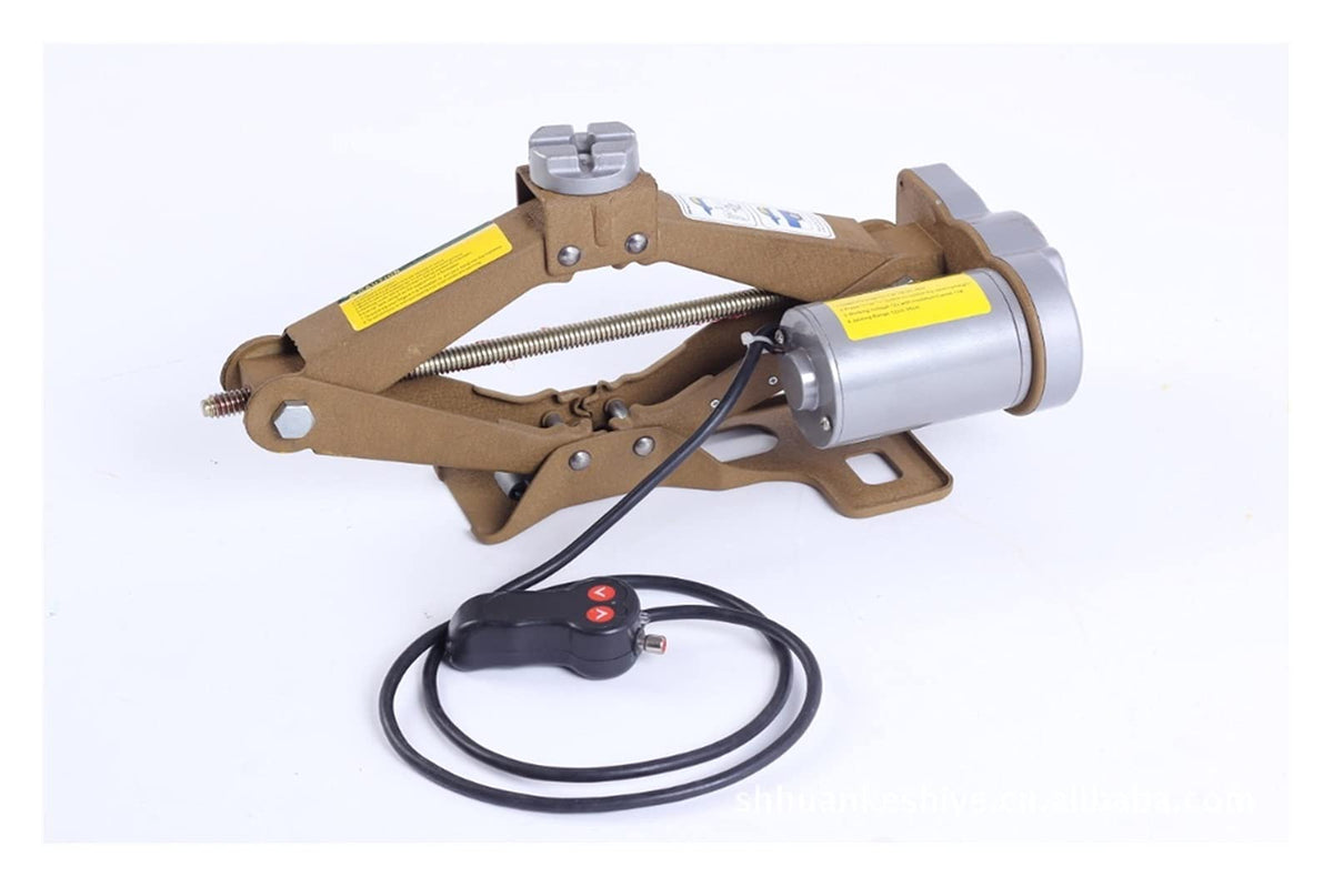 Trailer Jack, Electric Jack + Wrench Set 12V 2T Car Tire Changing Tool