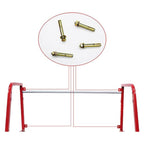 Tyre Rack Wall Mount Tire Storage Rack, Red Metal Tire Garage Multi-Tire Stand, for Home, Workshop, Apartment, Car Shop