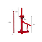 Tire Changing Equipment Manual Tire Changer Machine Tool Steel Floor Mount Long Bar Bead Release Compact Size Suitable for Workshops Tire Service