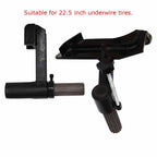 Portable Truck Tire Changer Machine Pneumatic Semi-Truck Tire Changer Air-Powered Wheel Changing Equipment for Tractor & Trailer Wheels Compatible R16 R22.5 Rim with 2 Types Mounting Head