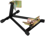 Motorcycle Bike Front Wheel Stand Motorbike Tire Rack Stand for 17-21Inch Wheel Steel Motorbike Wheel Chock Locking Stand System, Front Wheel Chock Parking Rack Display Holder
